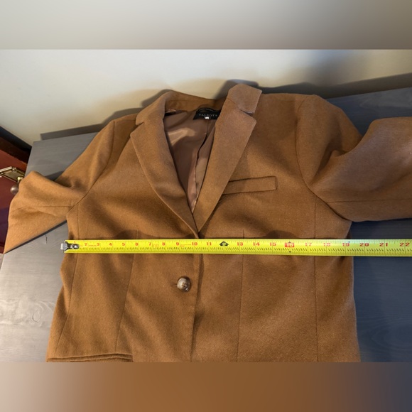 Talbots Brushed Italian Wool Camel Blazer - Picture 5 of 9